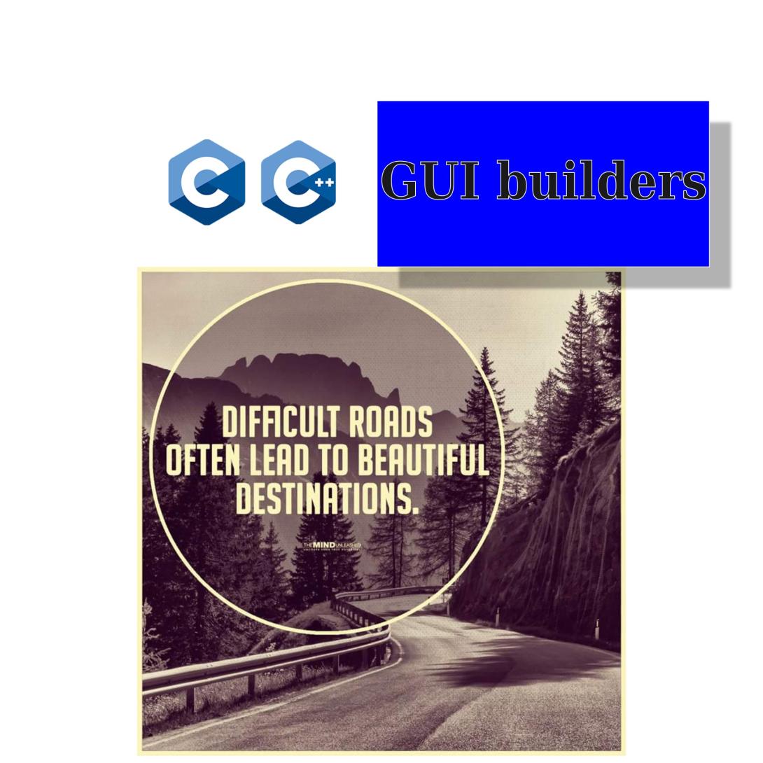 C/C++ GUI builders